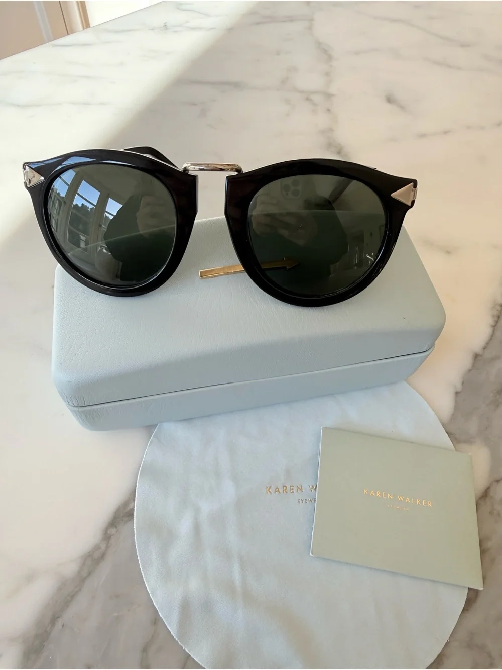 Karen Walker Black Harvest Sunglasses